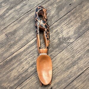 Brand new salad servers from Africa handmade